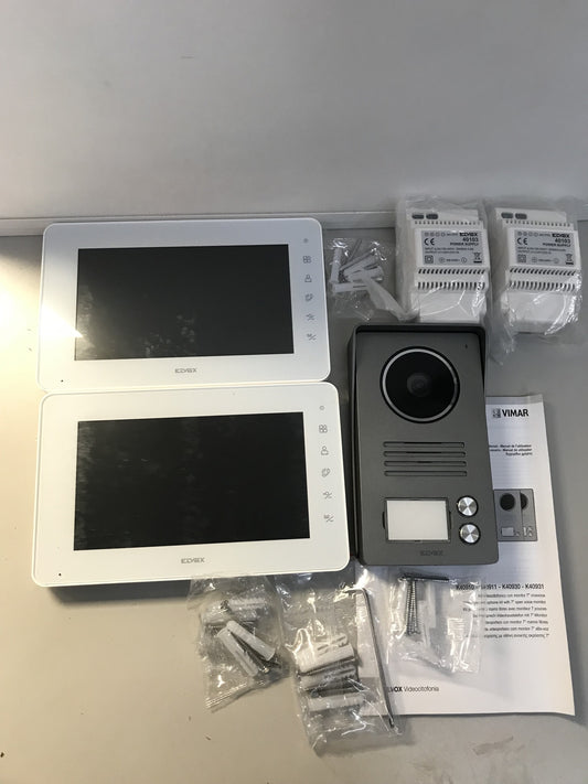 VIMAR K40931 Videosprechenalage Set für 2 Familien, I32271