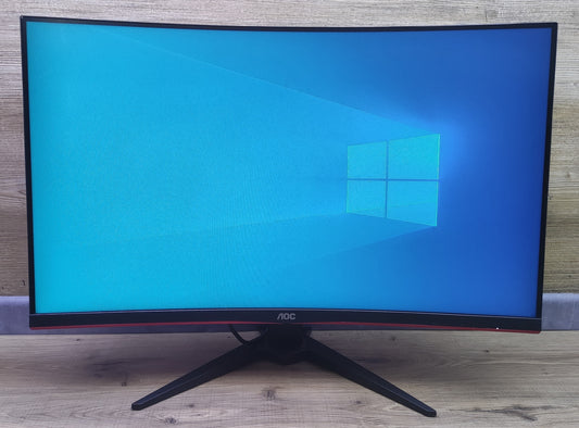 AOC Gaming C32G2AE/BK Curved Monitor 31.5" FHD 1920x1080 AMD FreeSync 165Hz 1ms 