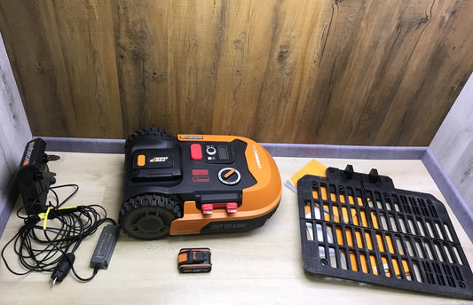 WORX Landroid M500 PLUS WR165E Robotic Lawnmower for up to 500 sqm with Wi-Fi, Bluetooth, I28961 