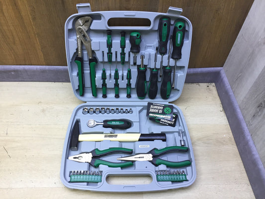 Brüder Mannesmann Werkzeuge M29057 Werkzeugsatz, 47-teilig, I33140