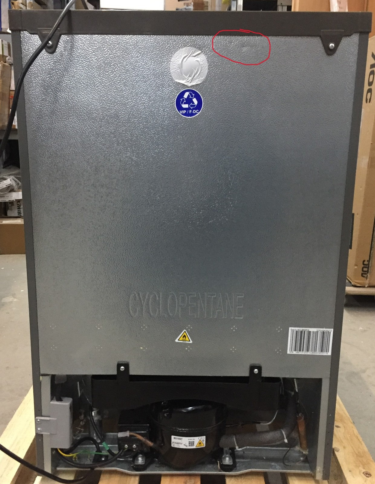 Bomann VS 2195.1 INOX Kühlschrank Vollraumkühlschrank 133L 85cm LED (721952)