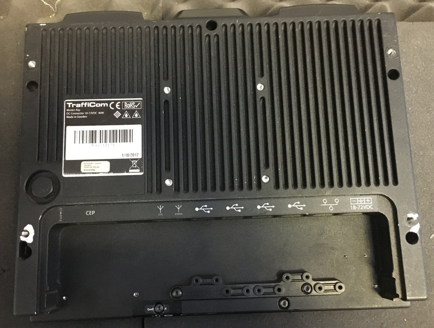 Consafe TraffiCom Ray Rugged Embedded Computer 12,1" Touch Intel Atom N270 16GB