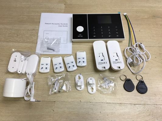 Clouree Alarmanlage, 4G/GSM WLAN-Einbruchmeldeanlage mit Sirene, I33387