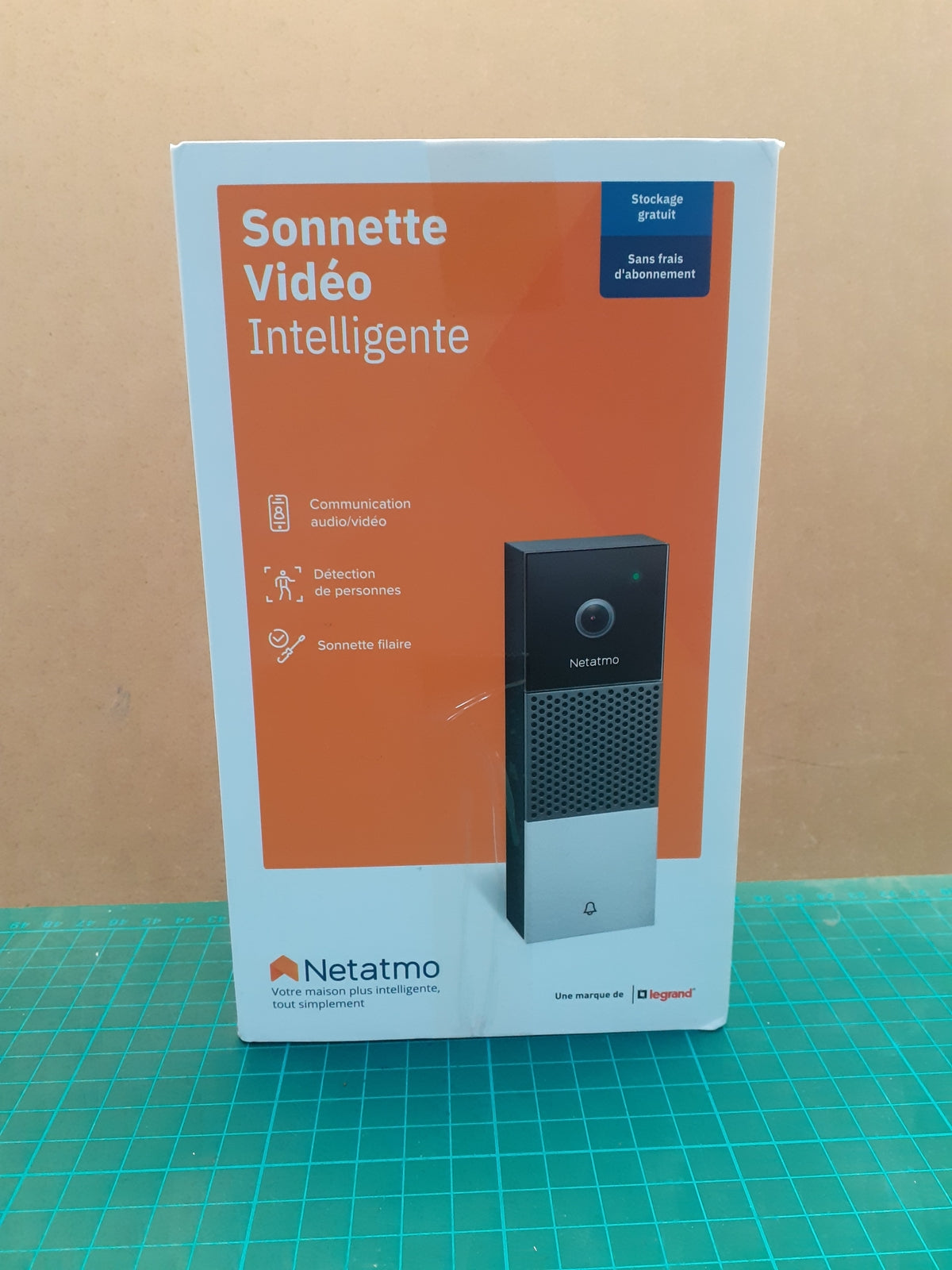Netatmo Intelligente Video-Türklingel mit Kamera NDB-FR, WLAN, Audio, I04936