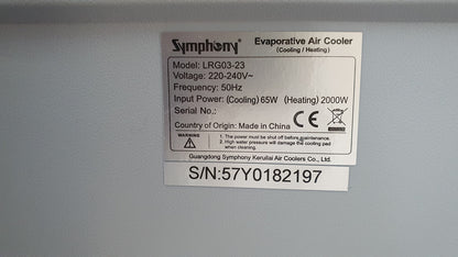 Symphony Noble Air Conditioner Purifier Heater Humidifier V08674