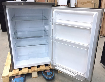 Bomann VS 2195.1 INOX Kühlschrank Vollraumkühlschrank 133L 85cm LED (721952)