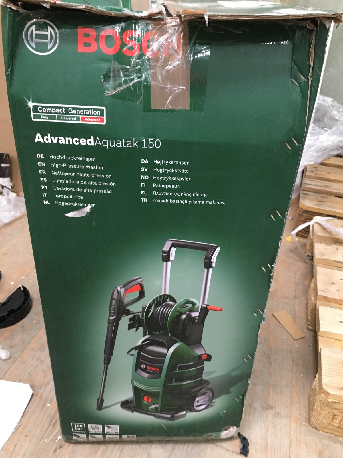 Bosch DIY AdvancedAquatak 150 Hochdruckreiniger 2.2kW 06008A7700, I33406