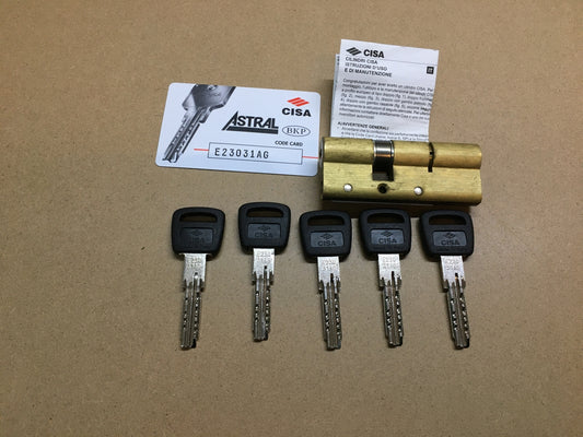 Cisa Astral Schließzylinder S 30 x 50, I29709