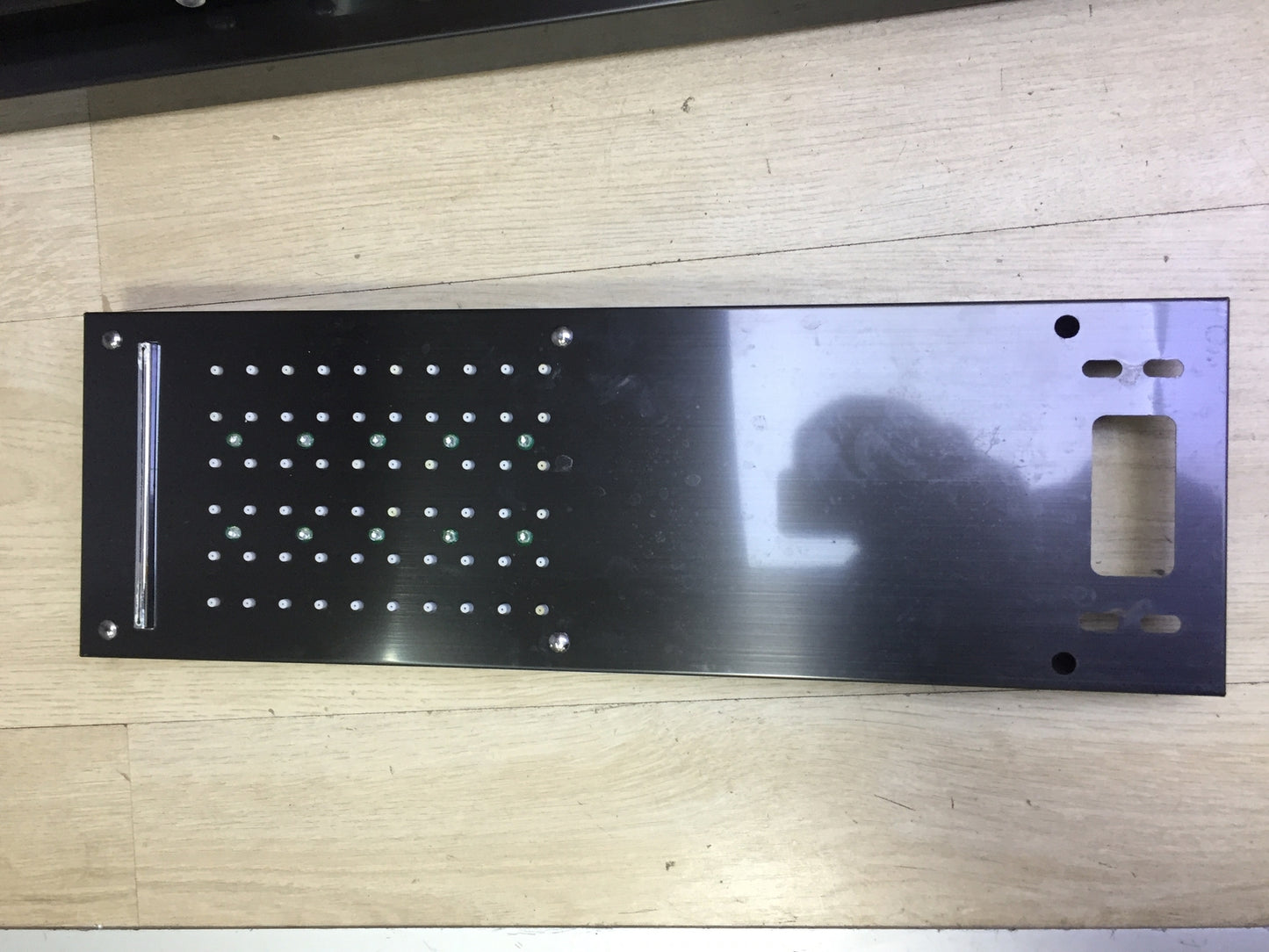 hevenaov Duschpaneel Schwarz LED Multifunktion, I32167