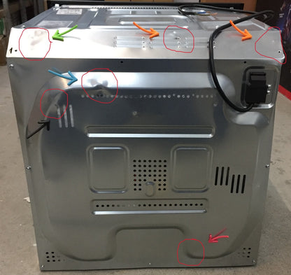 Cecotec Bolero Hexa C126000 Inox Ein integrierter Backofen 77 L 2800 W (02270)