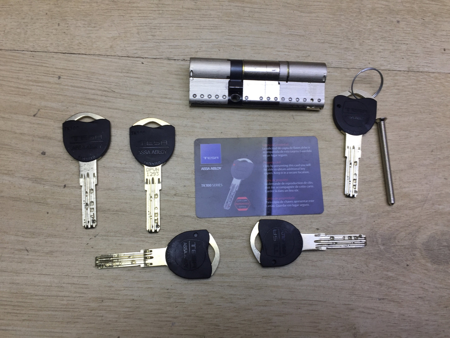 tesa TK100 Schließzylinder Europäisch E12 30 x 60 E15 Nickel, I32022