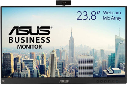 Asus BE24EQK Monitor 23.8" FHD 1920x1080 VGA HDMI DP Webcam Speaker EyeCare 
