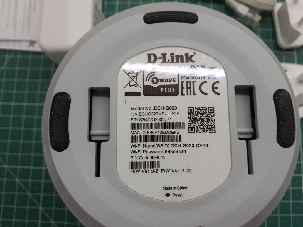 D-Link DCH-G020 mydlink Connected Home Hub, V04839