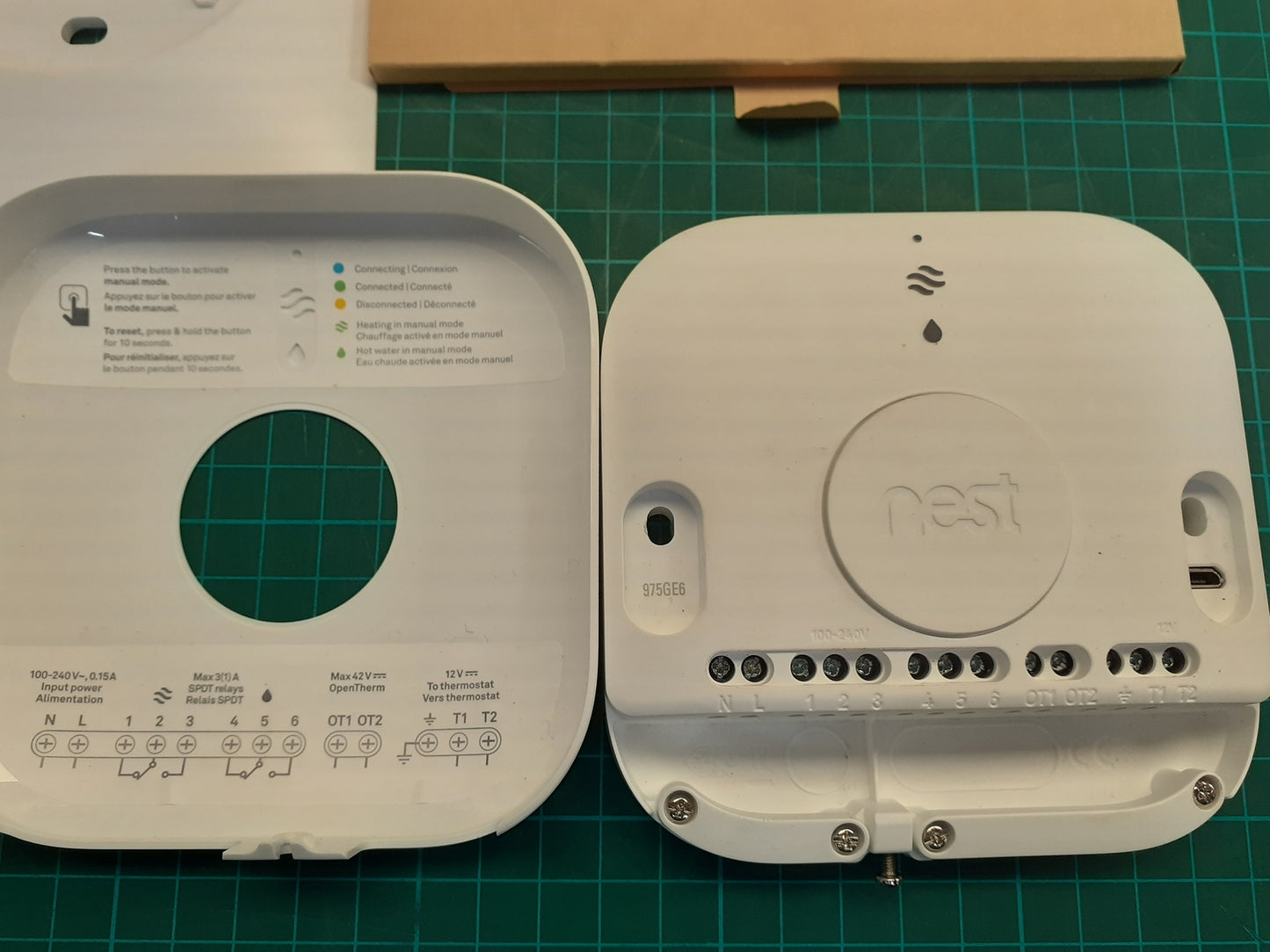 Nest Selbstlernendes Thermostat 3. Generation, schwarz, T3029EX, I04982