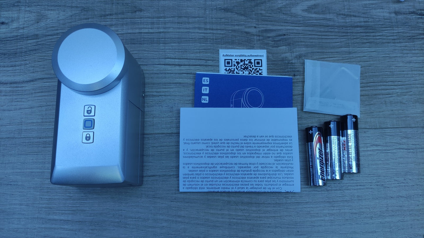 Homematic IP Smart Home Türschlossantrieb HmIP-DLD-S, silber, I34467