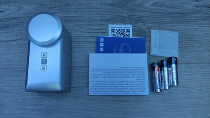 Homematic IP Smart Home Türschlossantrieb HmIP-DLD-S, silber, I34467