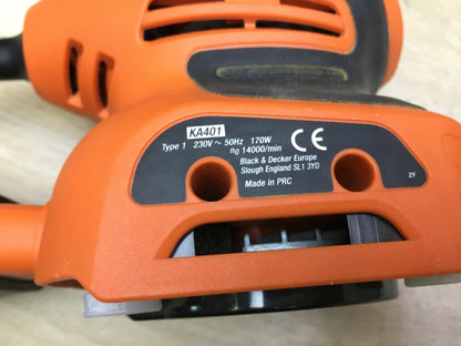 Black & Decker KA401 Schwingschleifer 170 W, I31239