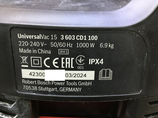 Bosch UniversalVac 15 Nass-/Trockensauger 06033D1100, I32461