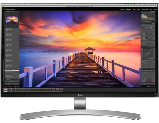 LG 27UD68-W 4K Monitor 27" UHD 3840x2160 IPS DP HDMI AMD FreeSync 60Hz 5ms (GtG) 