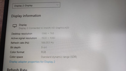 Uperfect Tragbarer Monitor 17,3" 1920x1080 USB-C Mini HDMI 144Hz Lautsprecher