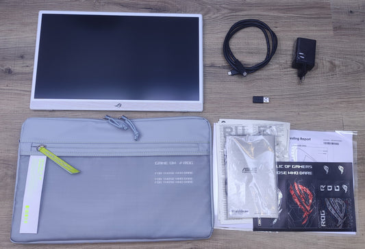ASUS ROG Strix XG16AHPE-W tragbarer Gaming Monitor 15.6" FHD USB-C NVIDIA G-Sync