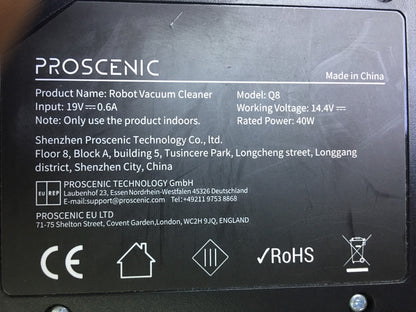 Proscenic Q8 Saugroboter mit Wischfunktion 5000Pa 200min, I33031