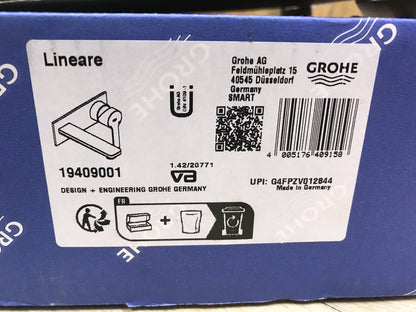 GROHE Lineare 2-hole basin mixer 19409001, projection 149 mm, chrome, I31623