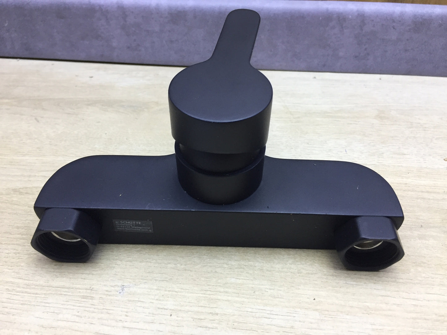 SCHÜTTE 44306 DENVER Mischbatterie für die Badewanne Schwarz matt, I27530