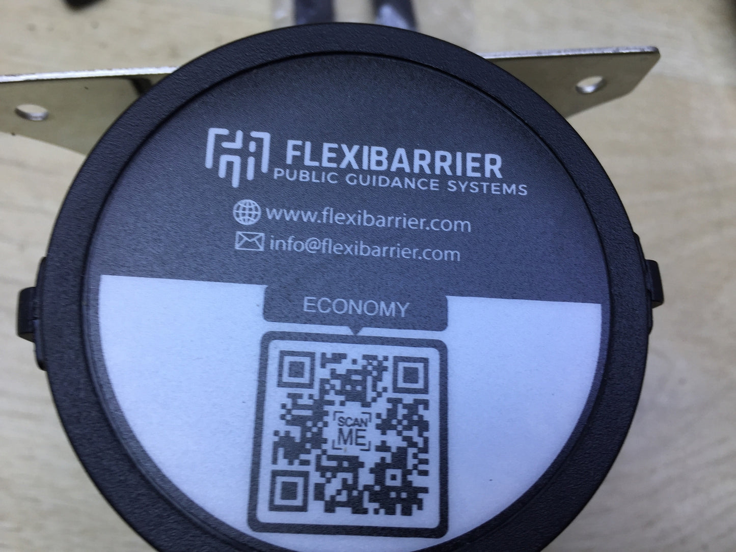 FLEXIBARRIER Absperrständer 2-er Set, Krom -ECOLINE- 2m, I28455