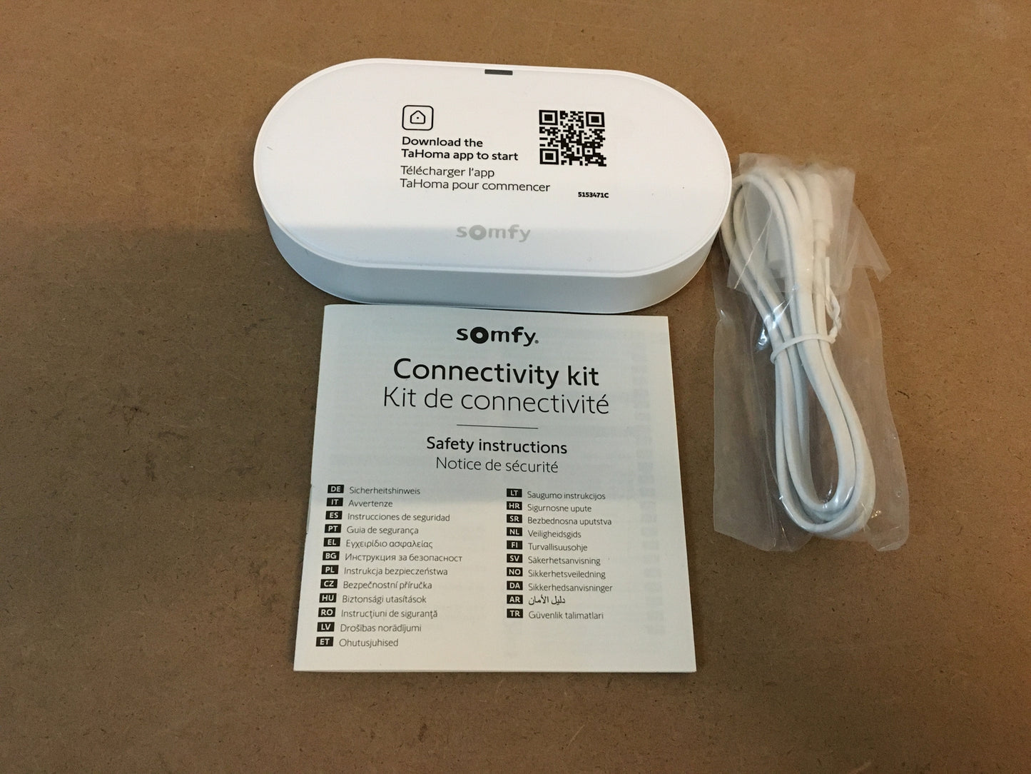Somfy 1870755 TaHoma mini Connectivity Kit Steuerzentrale, I32385