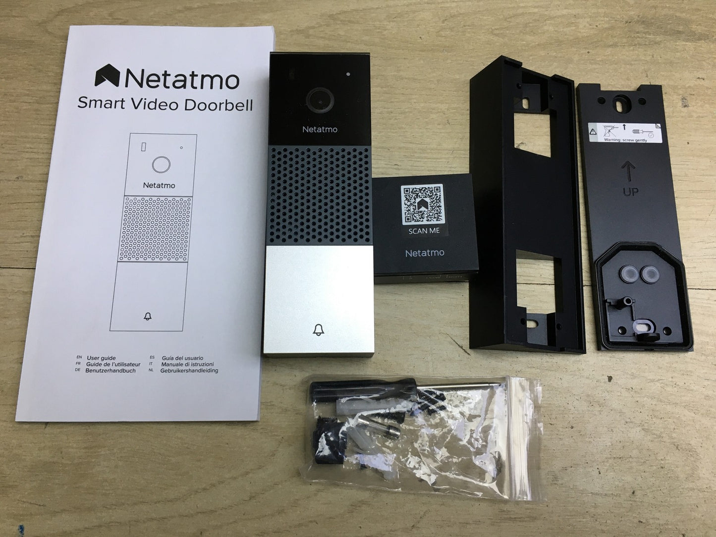 Netatmo Smarte Video-Türklingel mit Kamera, WLAN, 2-Wege-Audio, I34285