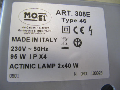 Mo-El CRI-CRI Elektro-Insektenfalle Insektenvernichter 308E 2x 40W Lampen V01088
