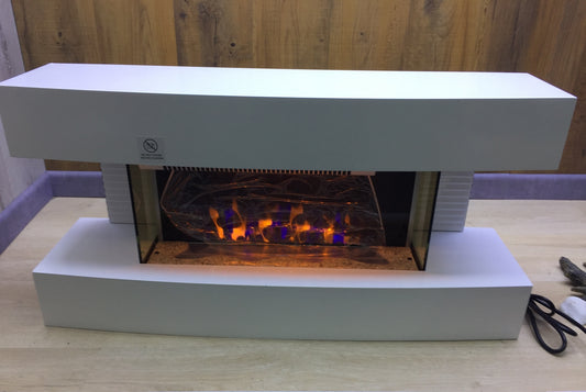 Chemin'Arte 185 Lounge Wandkamin mittelgroß weiß 82 x 21 x 42 cm, I23885