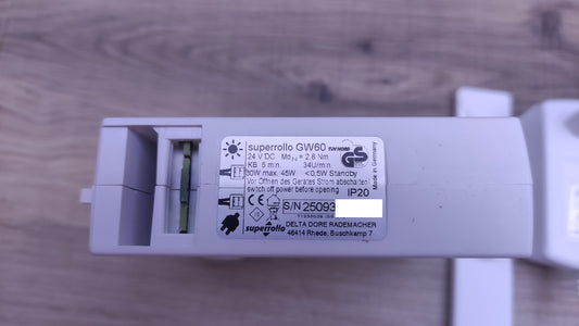 Superrollo GW60 elektrischer Universal-Gurtwickler, weiß, I33849