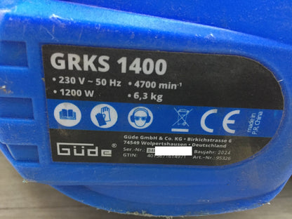 Güde 95326 lawn edger GRKS 1400, 1200 W, I33032
