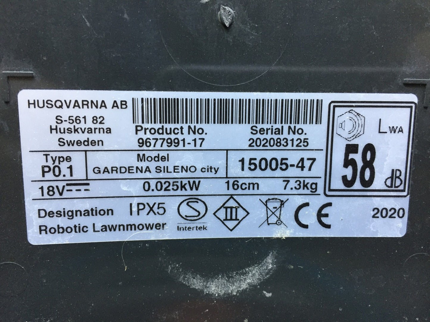 GARDENA SILENO city 300 Mähroboter bis 300 m² Rasenfläche 15005-47, I34183