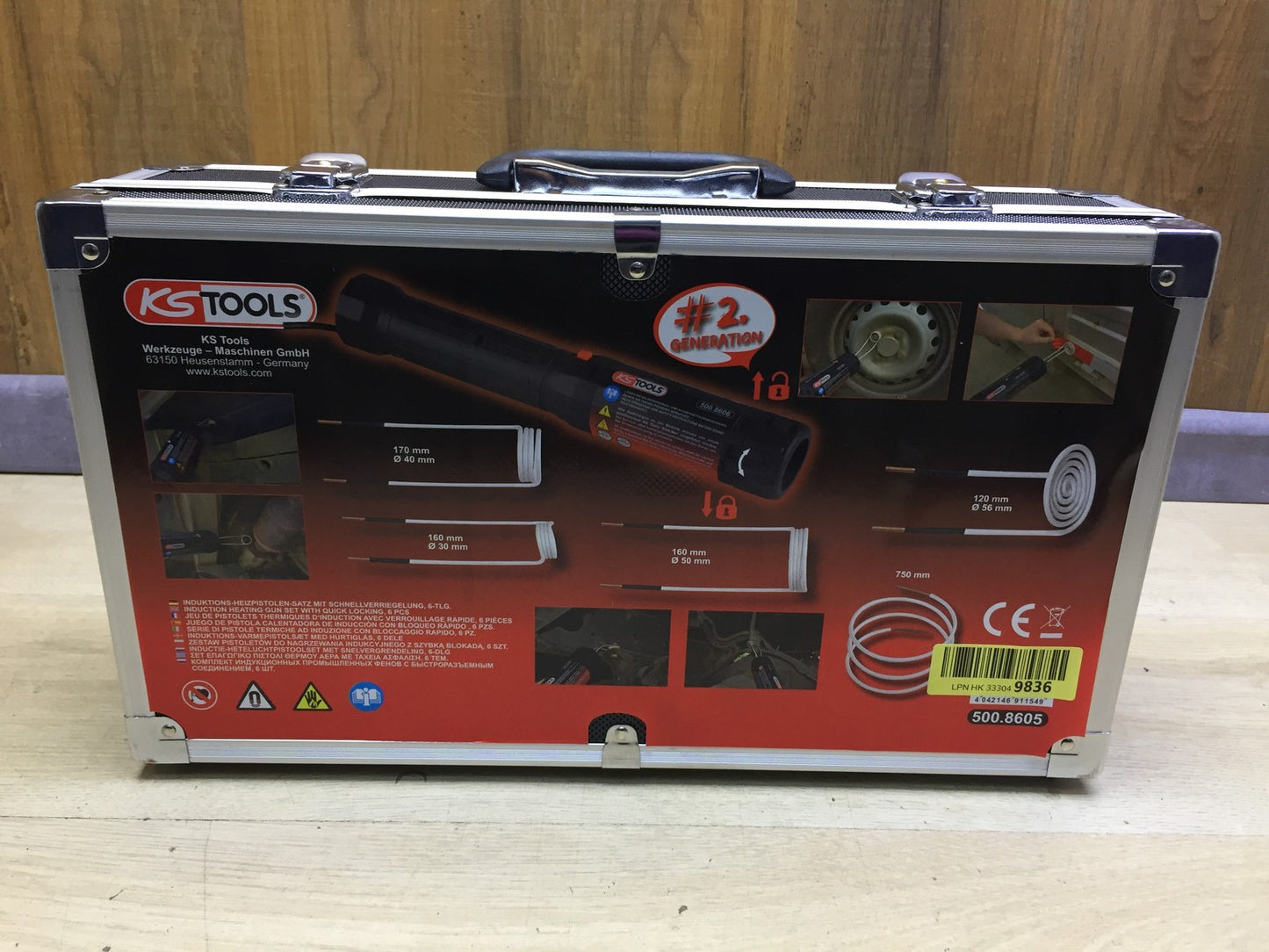 KS Tools 500.8605 Induktions-Heizpistolen-Satz 1000W, I33956