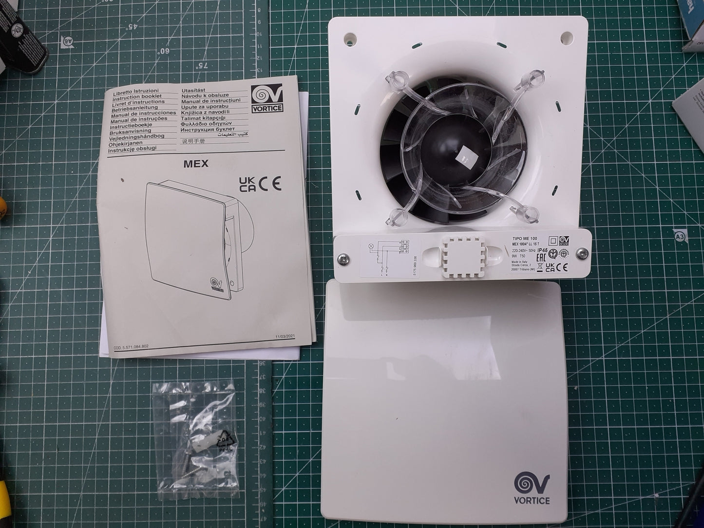 Vortice Badezimmerventilator MEX 100/4" LL 1S T 11314 0000011314, I13948