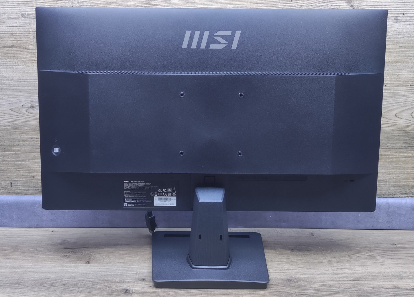 MSI PRO MP275Q Monitor 27" WQHD 2560x1440 IPS DP HDMI Adaptive Sync 100Hz 1ms