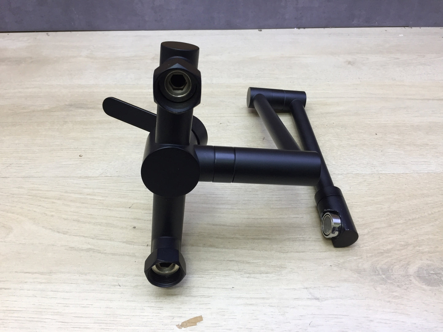 Mainen Küchenarmatur Wandmontage Schwarz, Wasserhahn, I26430