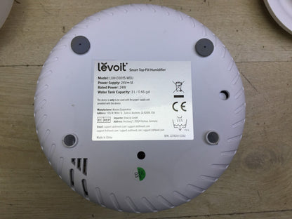 LEVOIT 3L Top Fill Luftbefeuchter LUH-D301S, I33184