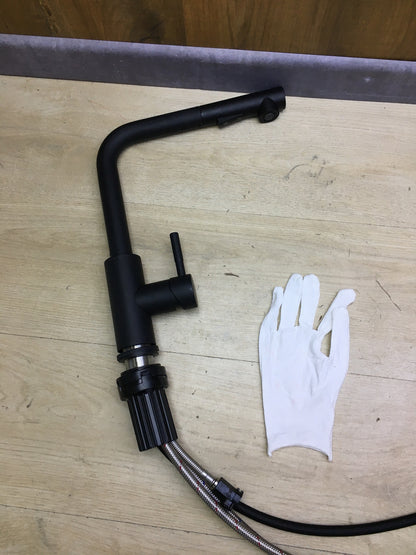 Bächlein kitchen faucet Varvaro extendable, faucet 360 degrees swivel I30753