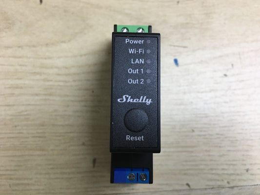 Shelly Pro 2PM Wlan, LAN & Bluetooth 2-Kanal-Smart-Relais-Schalter, I33618