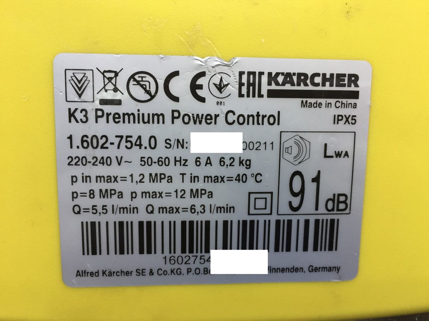 Kärcher Hochdruckreiniger K 3 Premium Power Control (1.602-754.0), I34085