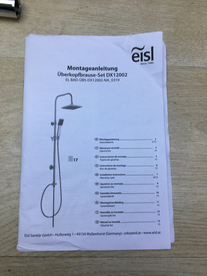 EISL DX12002 Duschset, Duschsystem, I31230