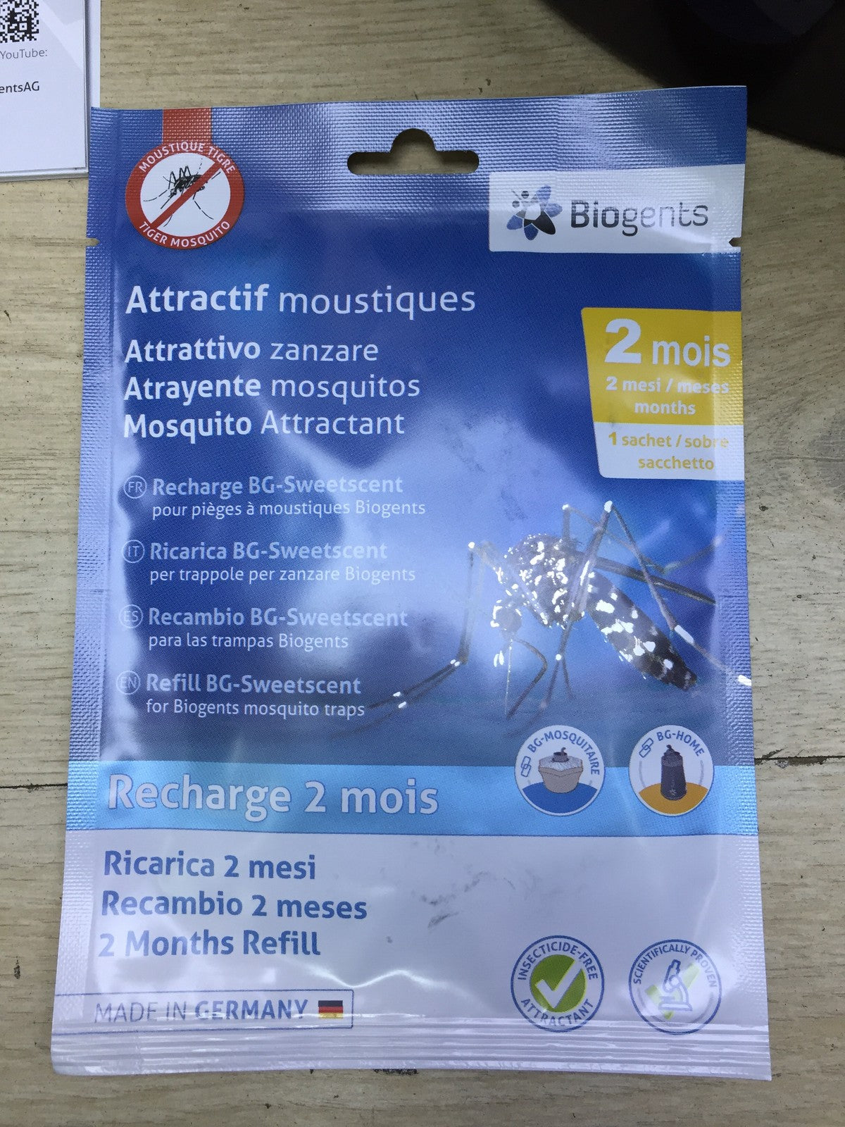 Biogents BG-Mosquitaire Umweltfreundliche Mückenfalle für außen, I34054