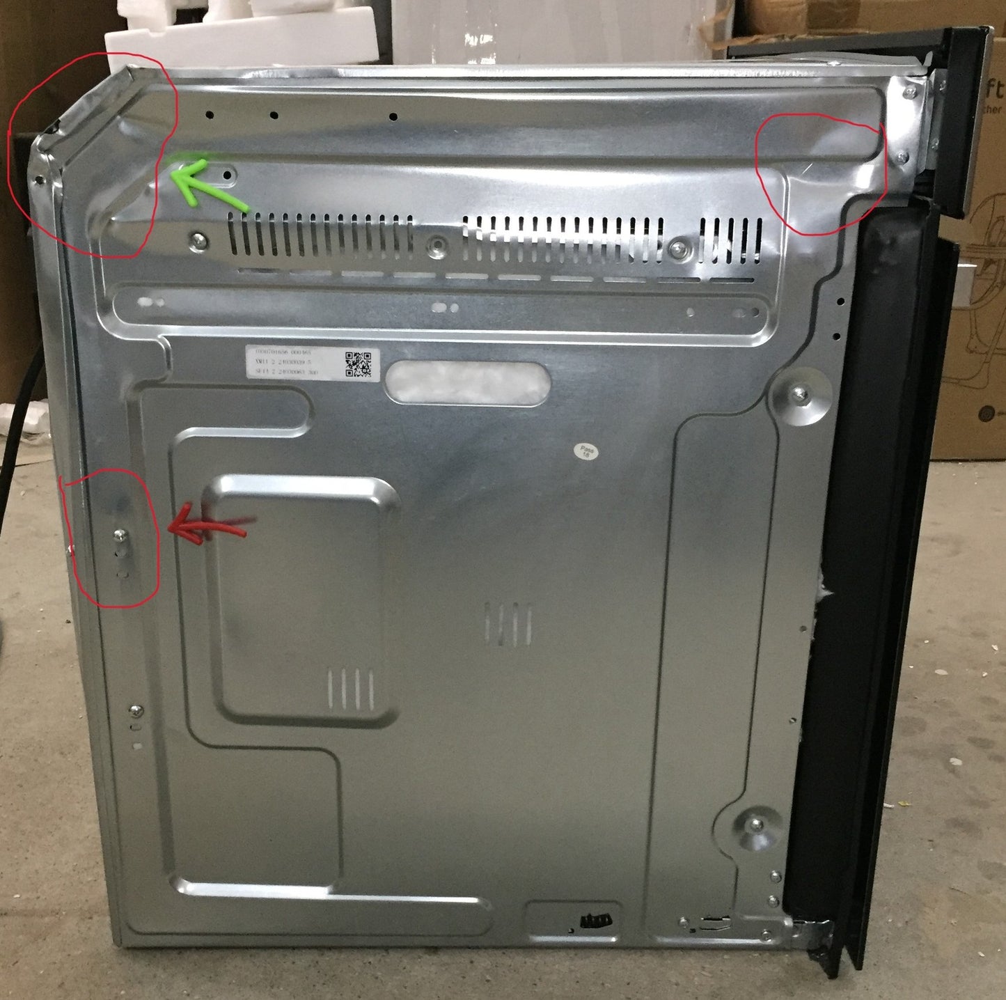 Cecotec Bolero Hexa C126000 Inox Ein integrierter Backofen 77 L 2800 W (02270)