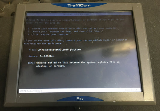 Consafe TraffiCom Ray Rugged Embedded Computer 12.1" Touch Intel Atom N270 16GB 