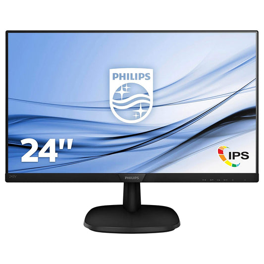 Philips 243V7QDSB/00 Monitor 23,8" FHD 1920x1080 VGA DVI HDMI 60Hz 5ms (GtG)
