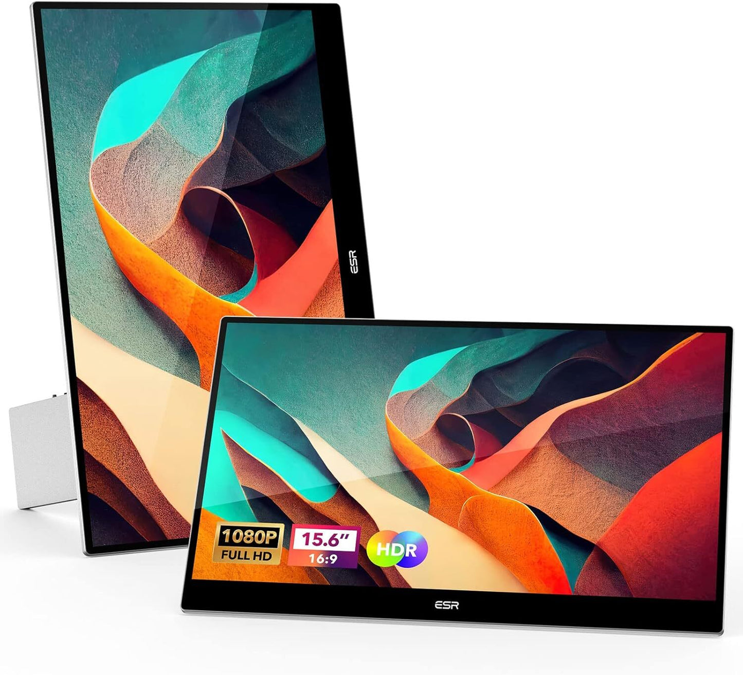 ESR Portable Monitor TH-156FC 15.6" FHD 1920 x1080 IPS HDMI USB-C 60Hz 5ms